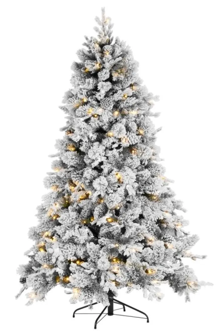 Bizzotto Alberi Natale Con Luci>ALBERO ARVES INNEVATO H180-1383RAMI 230L