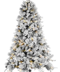 Bizzotto Alberi Natale Con Luci>ALBERO ARVES INNEVATO H210-1936RAMI 330L