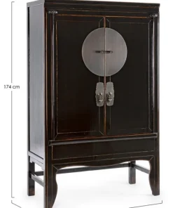 Bizzotto Armadi>ARMADIO IN LEGNO NERO - JINAN