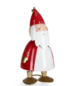 Bizzotto Oggettistica>BABBO CLAUS STAND BIA-ROSSO H19