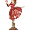 Bizzotto Oggettistica>BALLERINA JOCELIN STAND ROSSO H21,3