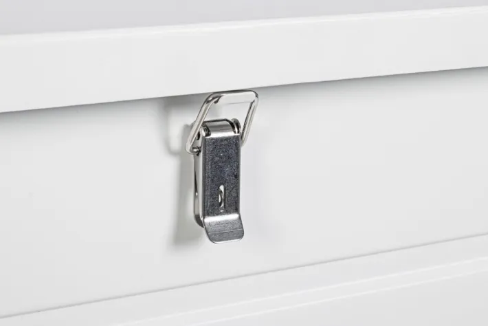 Bizzotto Carrelli E Bauli>BAULE CON RUOTE IN ALLUMINIO BIANCO YK11 - ATLANTIC