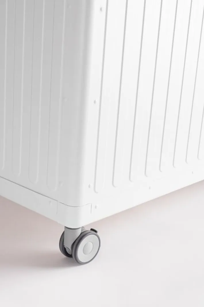 Bizzotto Carrelli E Bauli>BAULE P.CUSC. C-RUOTE OCEAN BIANCO