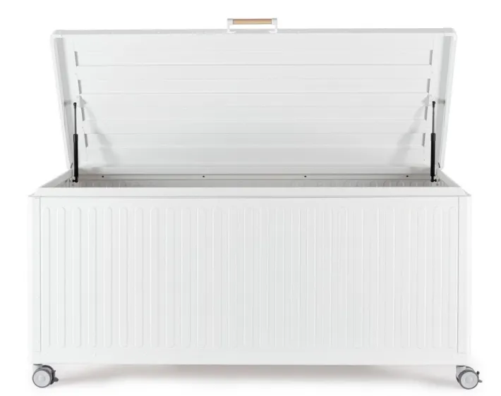 Bizzotto Carrelli E Bauli>BAULE P.CUSC. C-RUOTE OCEAN BIANCO