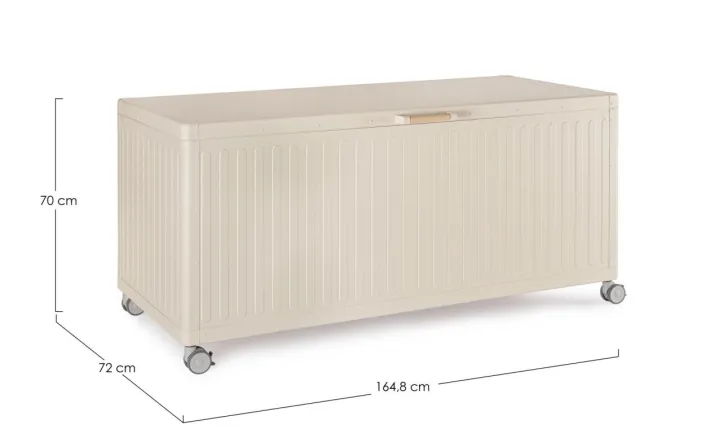 Bizzotto Carrelli E Bauli>BAULE P.CUSC. C-RUOTE OCEAN SETA