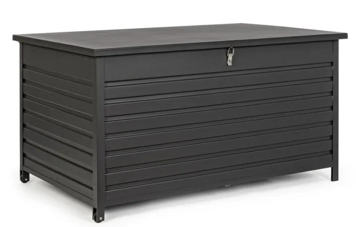 Bizzotto Carrelli E Bauli>BAULE PORTA CUSCINI LARGE CON RUOTE ANTRACITE YK13 - ATLANTIC