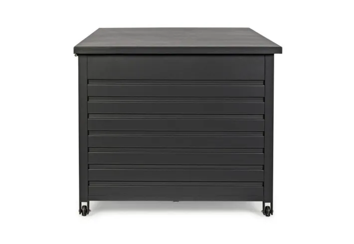 Bizzotto Carrelli E Bauli>BAULE PORTA CUSCINI LARGE CON RUOTE ANTRACITE YK13 - ATLANTIC