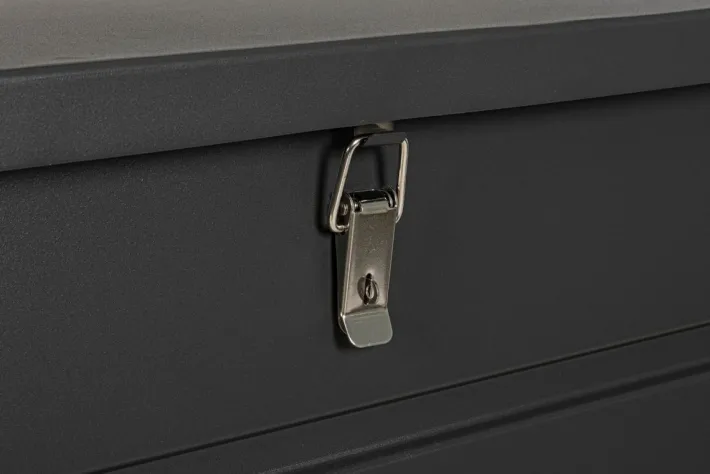 Bizzotto Carrelli E Bauli>BAULE PORTA CUSCINI SMALL CON RUOTE ANTRACITE YK13 - ATLANTIC