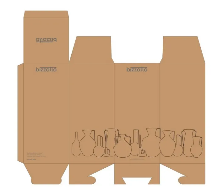 Bizzotto Coprivasi>BOTTIGLIA DECORATIV KOTHON AZZUR L H36,5