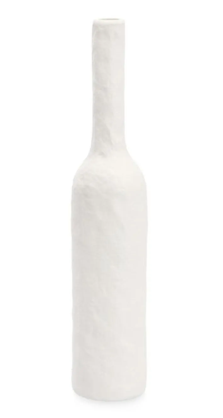 Bizzotto Coprivasi>BOTTIGLIA DECORATIVA HISAR TO BIANCO H35