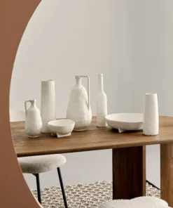 Bizzotto Coprivasi>BOTTIGLIA DECORATIVA HISAR TO BIANCO H35