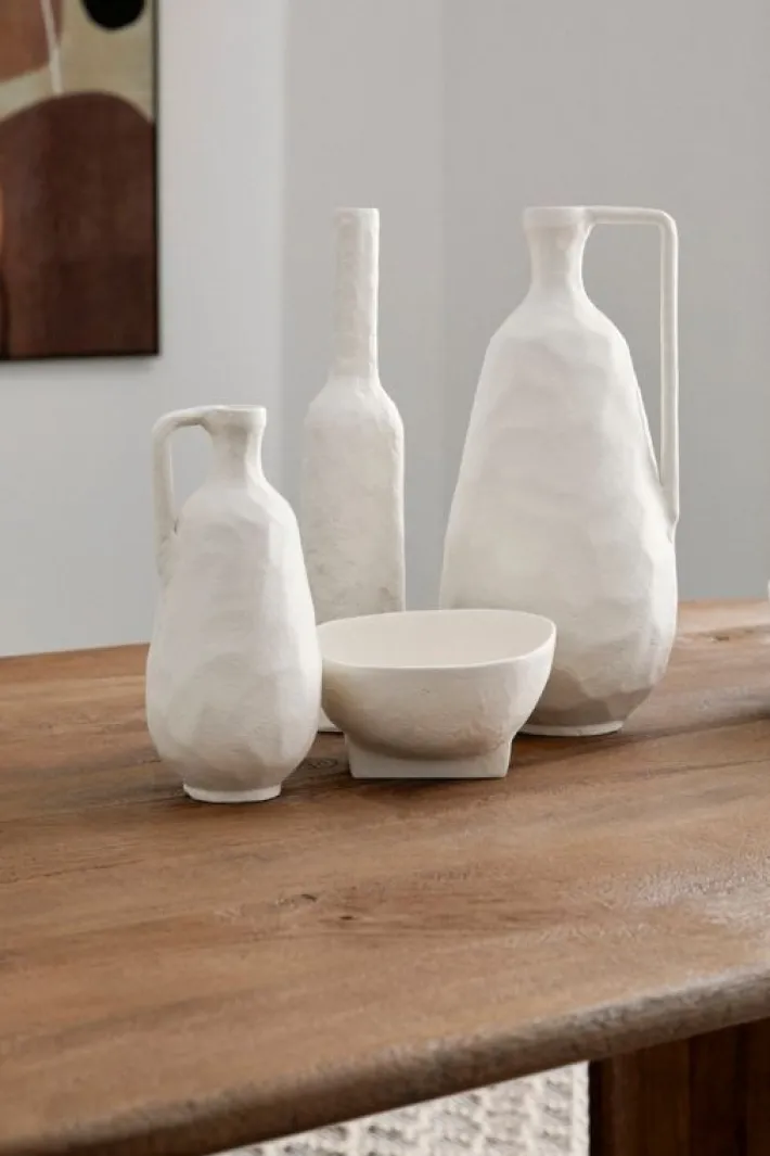 Bizzotto Coprivasi>BOTTIGLIA DECORATIVA HISAR TO BIANCO H35