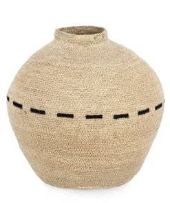 Bizzotto Ceste Decorative>BOTTIGLIA DECORATIVA HUE NATURA NERO H31