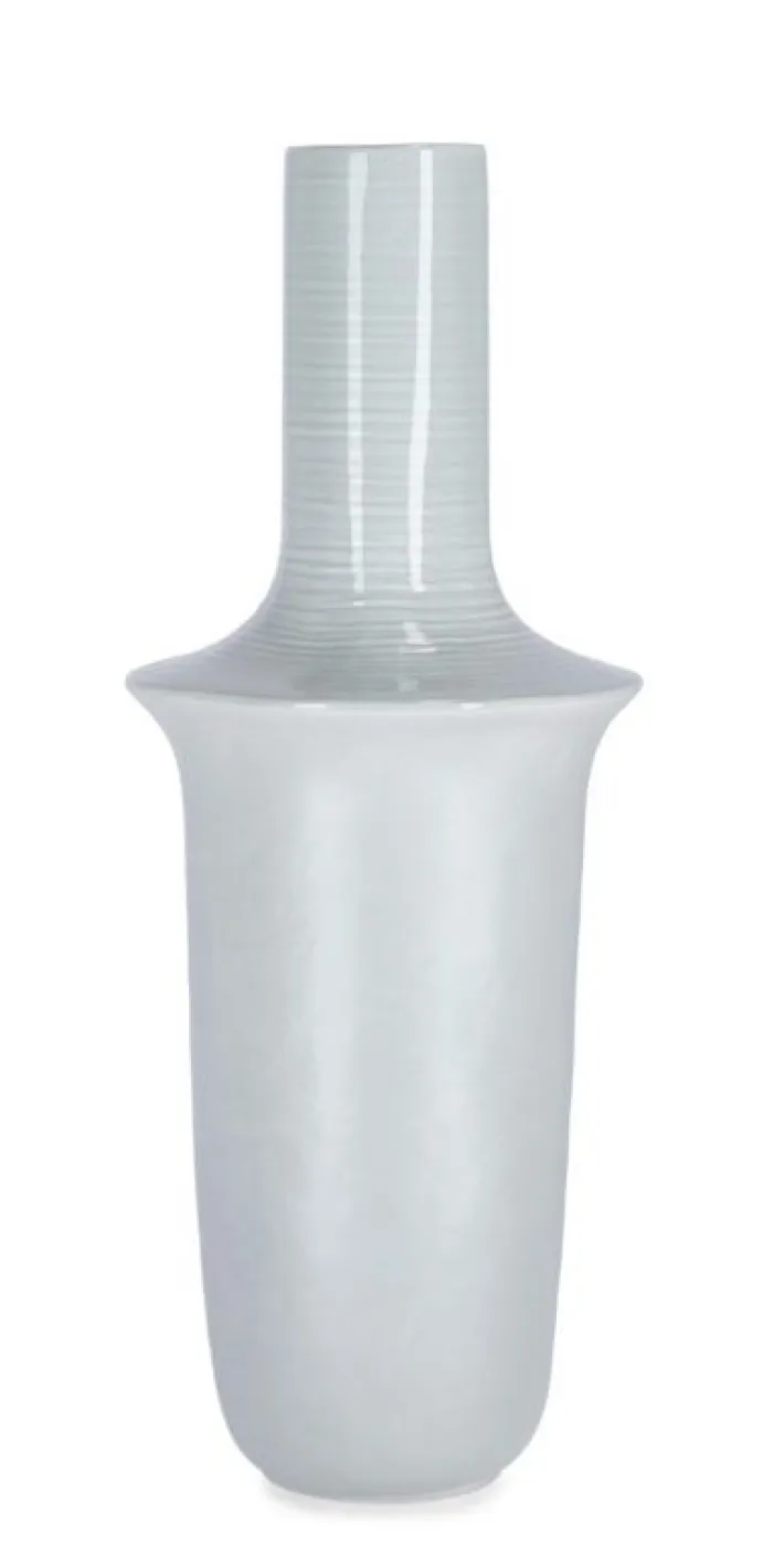 Bizzotto Vasi>BOTTIGLIA DECORATIVA ISAO AZZURRO H51