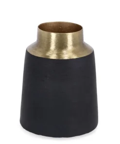 Bizzotto Coprivasi>BOTTIGLIA DECORATIVA SAAD ORO NERO H10