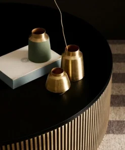 Bizzotto Coprivasi>BOTTIGLIA DECORATIVA SAAD VERDE ORO H10