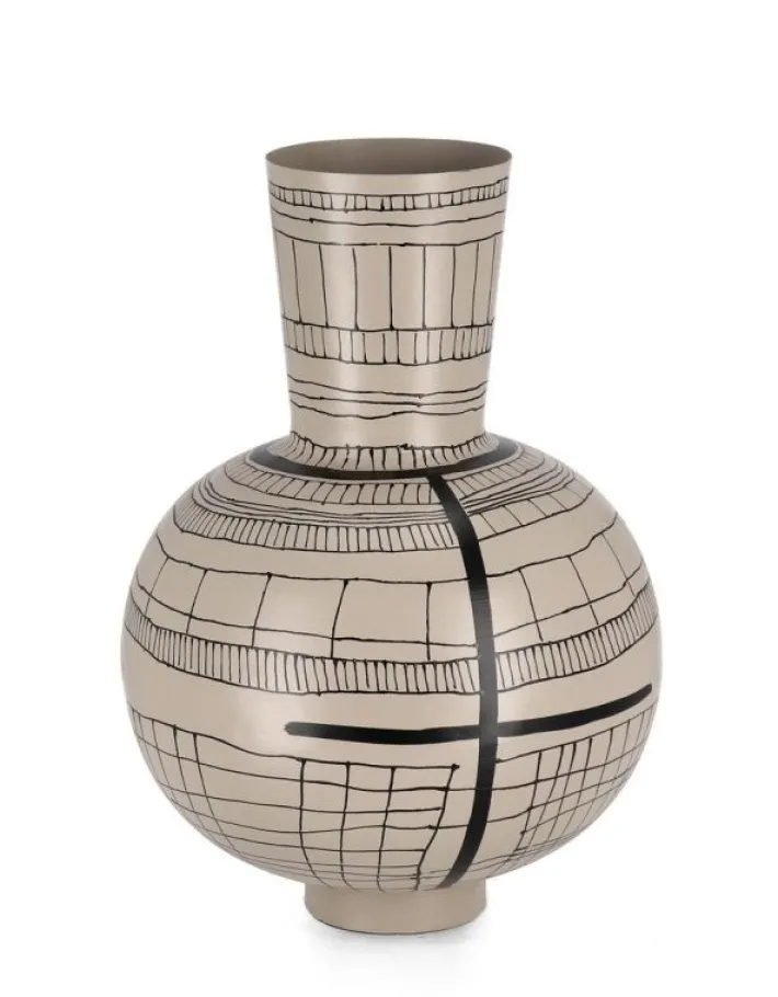 Bizzotto Vasi E Coprivasi>BOTTIGLIA SIVA BEIGE H43