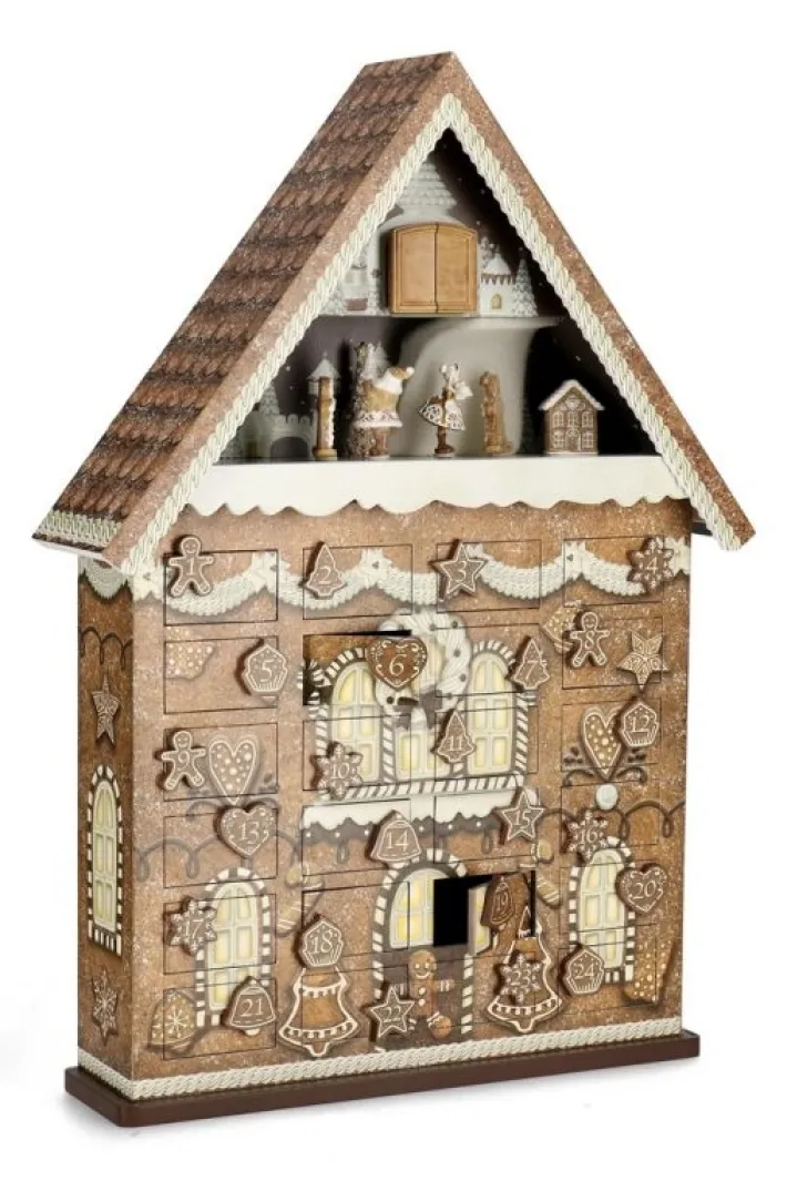 Bizzotto Oggettistica>CALENDARIO AVVENTO JOLEEN CASA H61,5