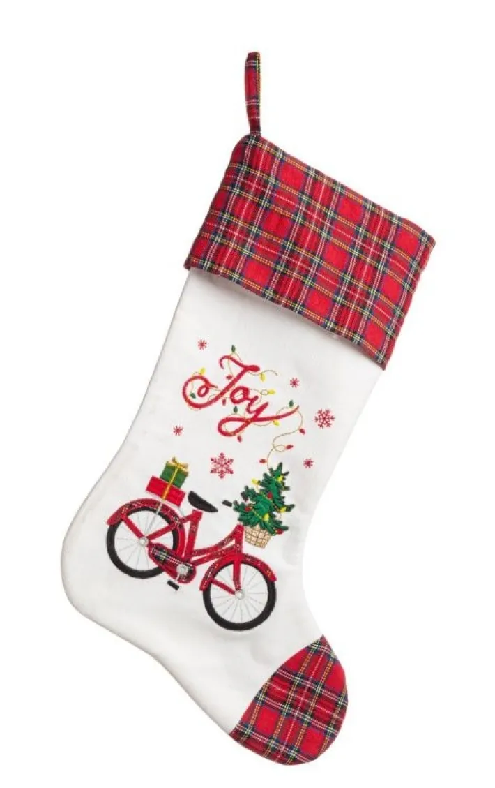 Bizzotto Oggettistica>CALZA SWEETEN BICI BIA-ROSSO 45X28