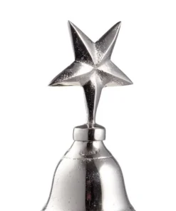Bizzotto Oggettistica>CAMPANA GLOWER STELLA ARGENTO