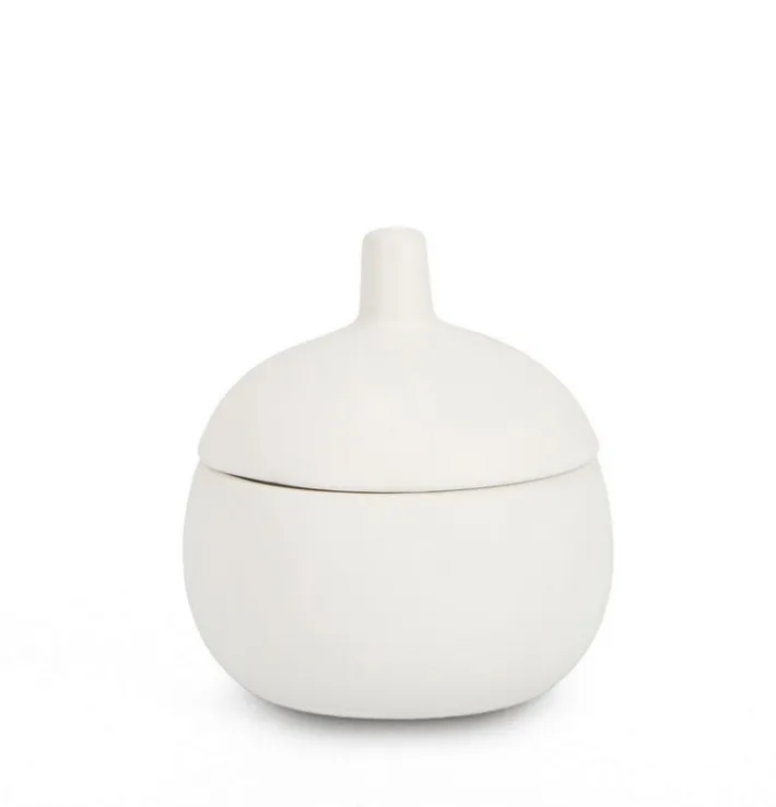 Bizzotto Candele>CANDELA C-COPERCHIO CANISTER BIANCO Ø10