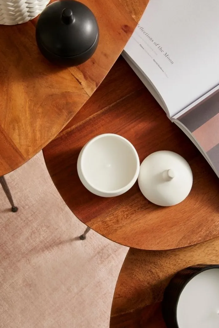 Bizzotto Candele>CANDELA C-COPERCHIO CANISTER BIANCO Ø10