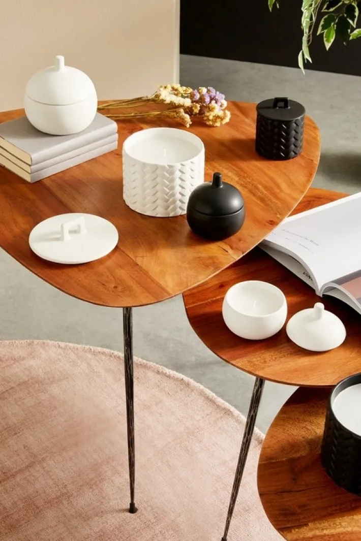 Bizzotto Candele>CANDELA C-COPERCHIO CANISTER BIANCO Ø14