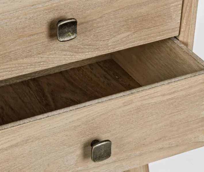 Bizzotto Comò E Cassettiere>CASSETTIERA IN LEGNO - ALANNIS