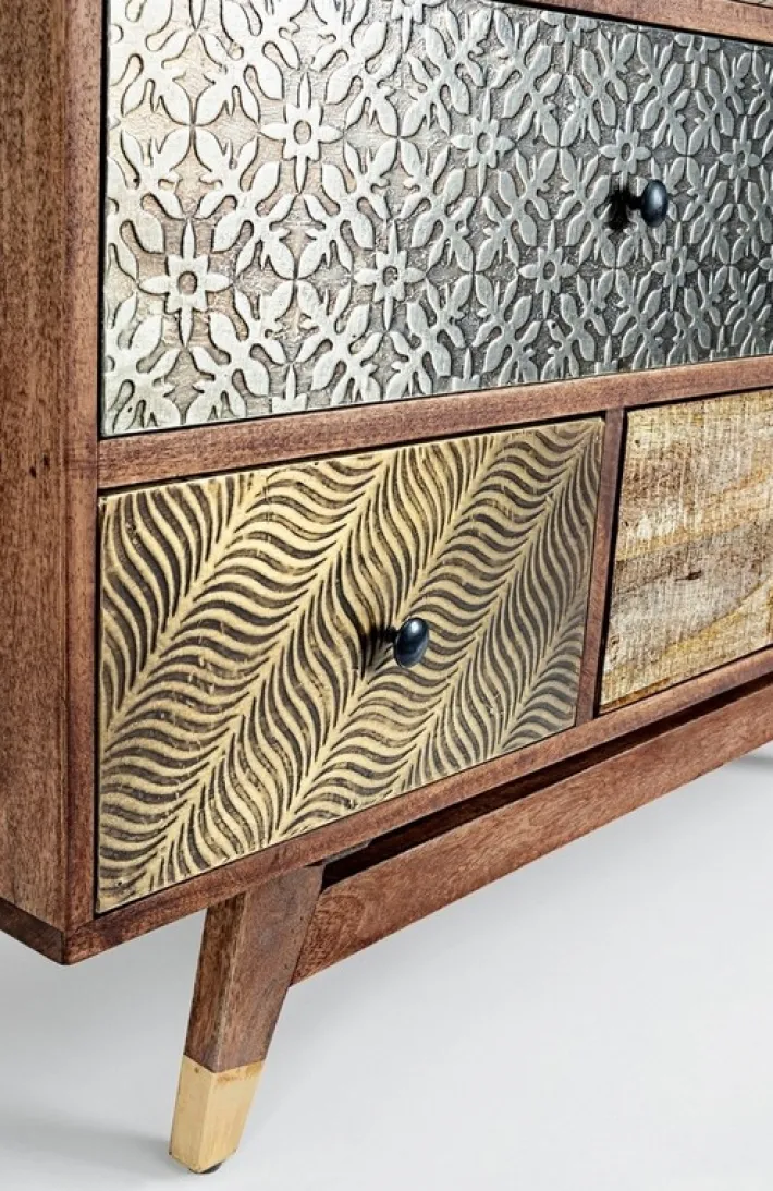 Bizzotto Comò E Cassettiere>CASSETTIERA IN LEGNO - DHAVAL