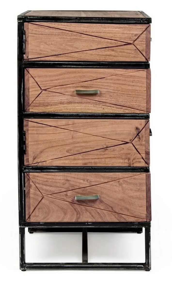 Bizzotto Comò E Cassettiere>CASSETTIERA IN LEGNO - EGON