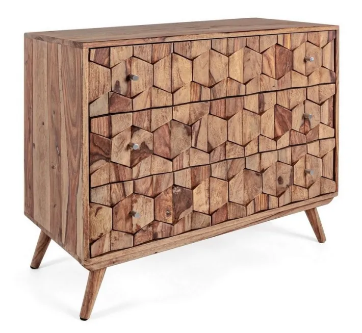 Bizzotto Comò E Cassettiere>CASSETTIERA IN LEGNO - KANT