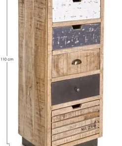 Bizzotto Comò E Cassettiere>CASSETTIERA IN LEGNO - TUDOR