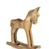 Bizzotto Oggettistica>CAVALLINO A DONDOLO ARCHER MARRONE H26