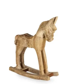 Bizzotto Oggettistica>CAVALLINO A DONDOLO ARCHER MARRONE H26