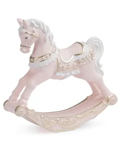 Bizzotto Oggettistica>CAVALLINO A DONDOLO DARLING ROSA H11,5