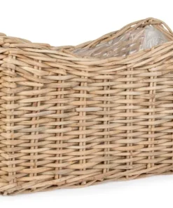 Bizzotto Ceste Decorative>CESTA HARIS RETT NATURALE 100X65H