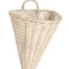 Bizzotto Ceste Decorative>CESTA 1M RANDY CONO SBIANCATO H38