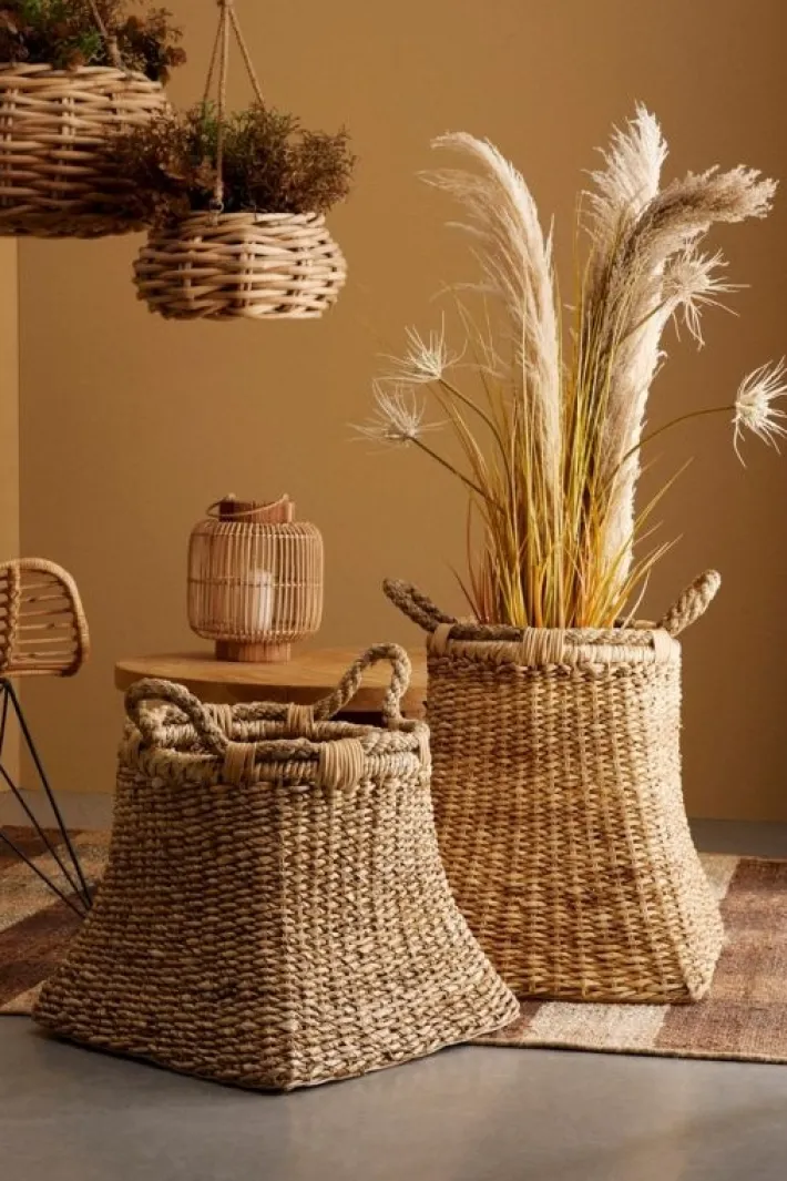 Bizzotto Ceste Decorative>CESTA 2M THIARA QU NATURALE 50X54H