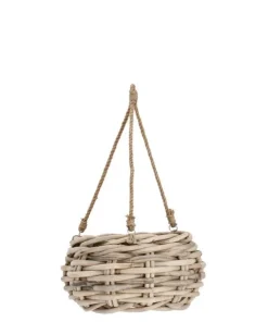 Bizzotto Ceste Decorative>CESTA SOSP. YULIA GRIGIO D40X20H