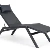 Bizzotto Lettini, Sdraio E Chaise Longue>CHAISE LONGUE IN ALLUMINIO ANTRACITE JX55 - KRION