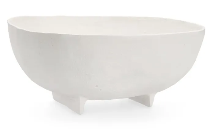 Bizzotto Coprivasi>CIOTOLA DECORATIVA HISAR BIANCO 26,5X27