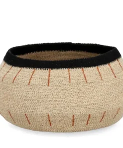 Bizzotto Ceste Decorative>CIOTOLA DECORATIVA HUE NATURALE NERO D20
