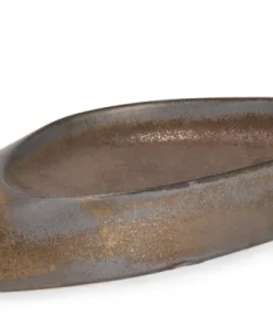 Bizzotto Vassoi E Centro Tavola>CIOTOLA DECORATIVA RYO BRONZO 30X15,5