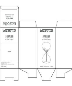 Bizzotto Oggettistica>CLESSIDRA KRONOS ARGENTO-BIANCO H19,2