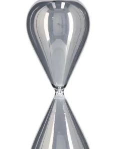 Bizzotto Oggettistica>CLESSIDRA KRONOS ARGENTO-BIANCO H29,3