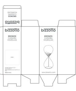 Bizzotto Oggettistica>CLESSIDRA KRONOS ARGENTO-BIANCO H29,3