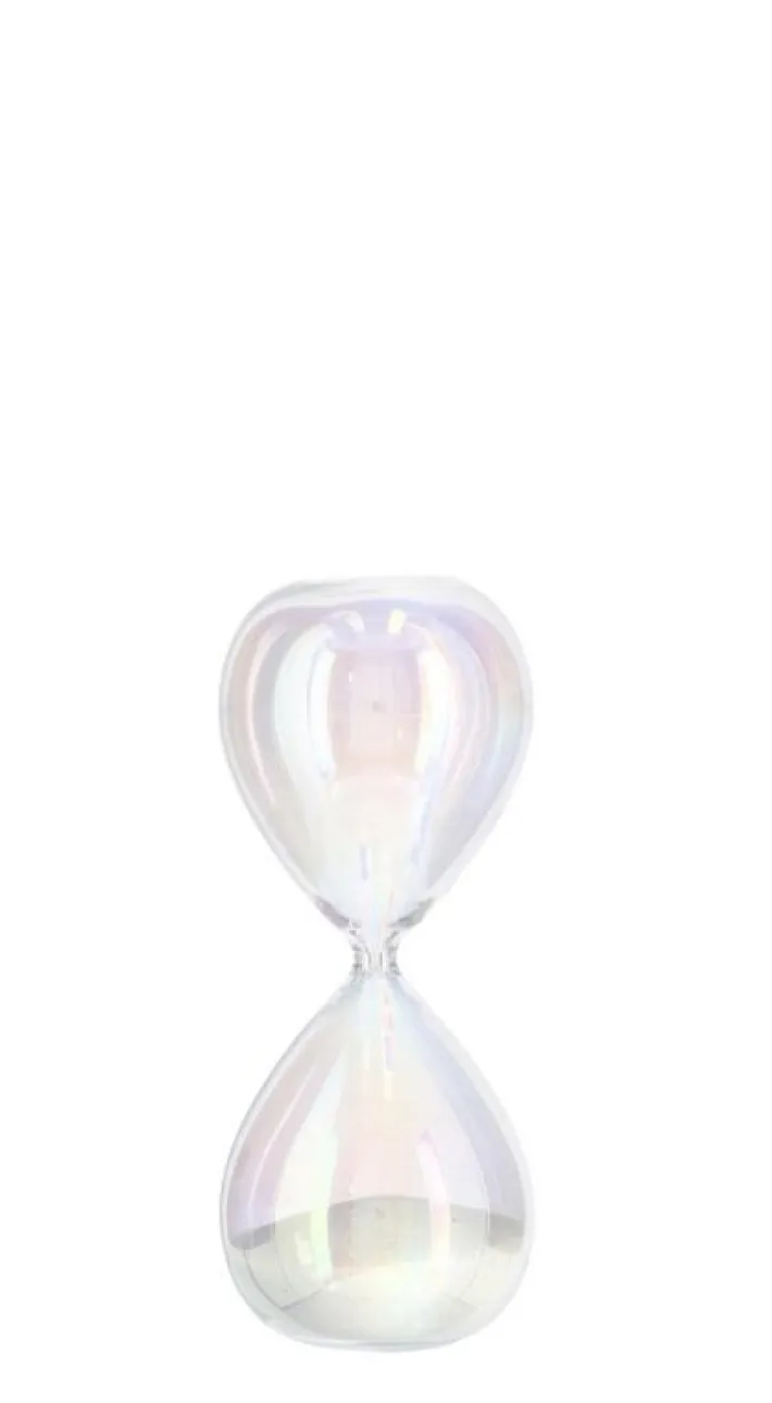 Bizzotto Oggettistica>CLESSIDRA KRONOS BIANC PERL-BIANC H19,2