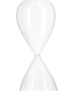Bizzotto Oggettistica>CLESSIDRA KRONOS TRASPARENTE-BIANCO H29
