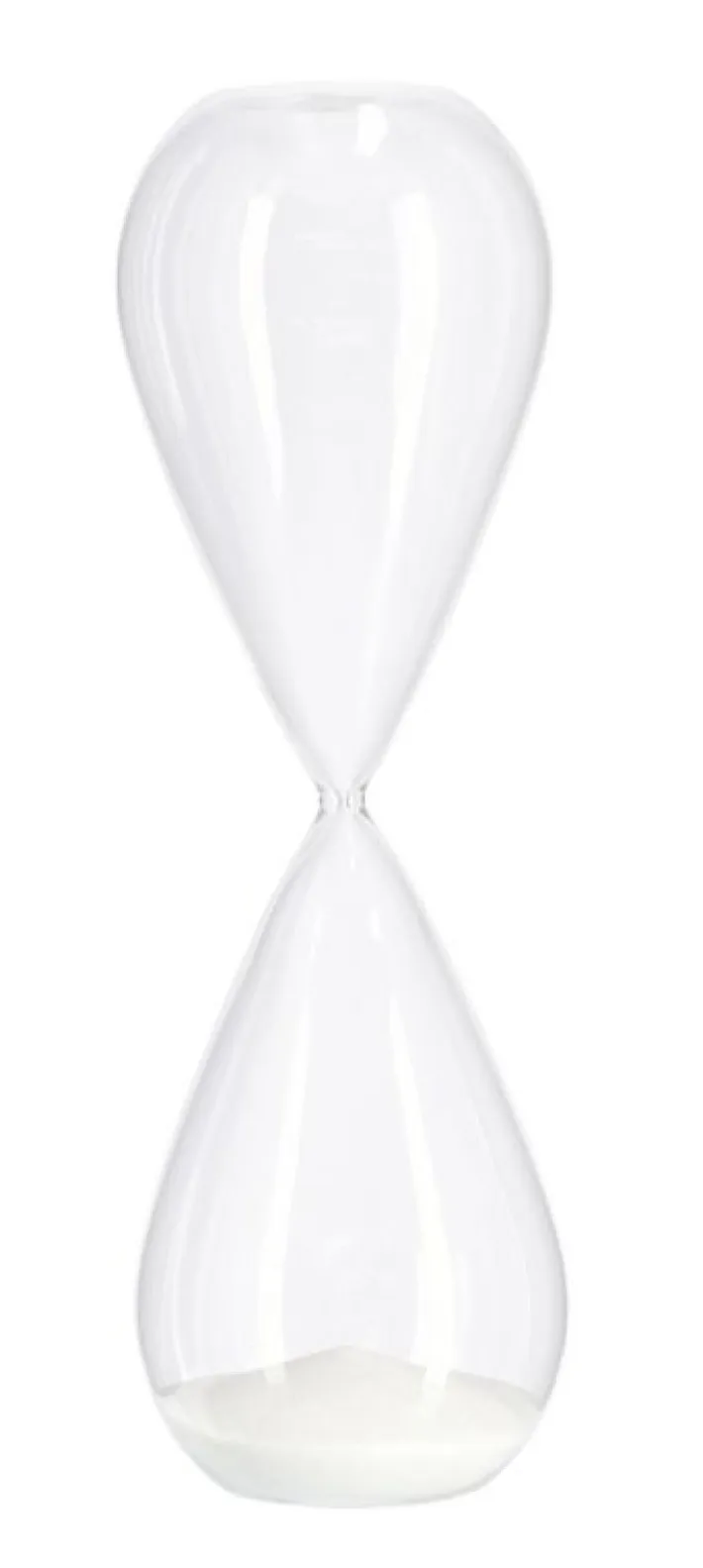 Bizzotto Oggettistica>CLESSIDRA KRONOS TRASPARENT-BIANCO H38,3