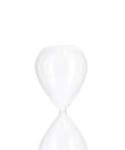 Bizzotto Oggettistica>CLESSIDRA KRONOS TRASPARENT-BIANCO H20,3